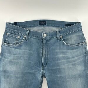 Citizens of Humanity Bowery Mens Jeans 36x29 Blue Denim Straight Leg Made in USA